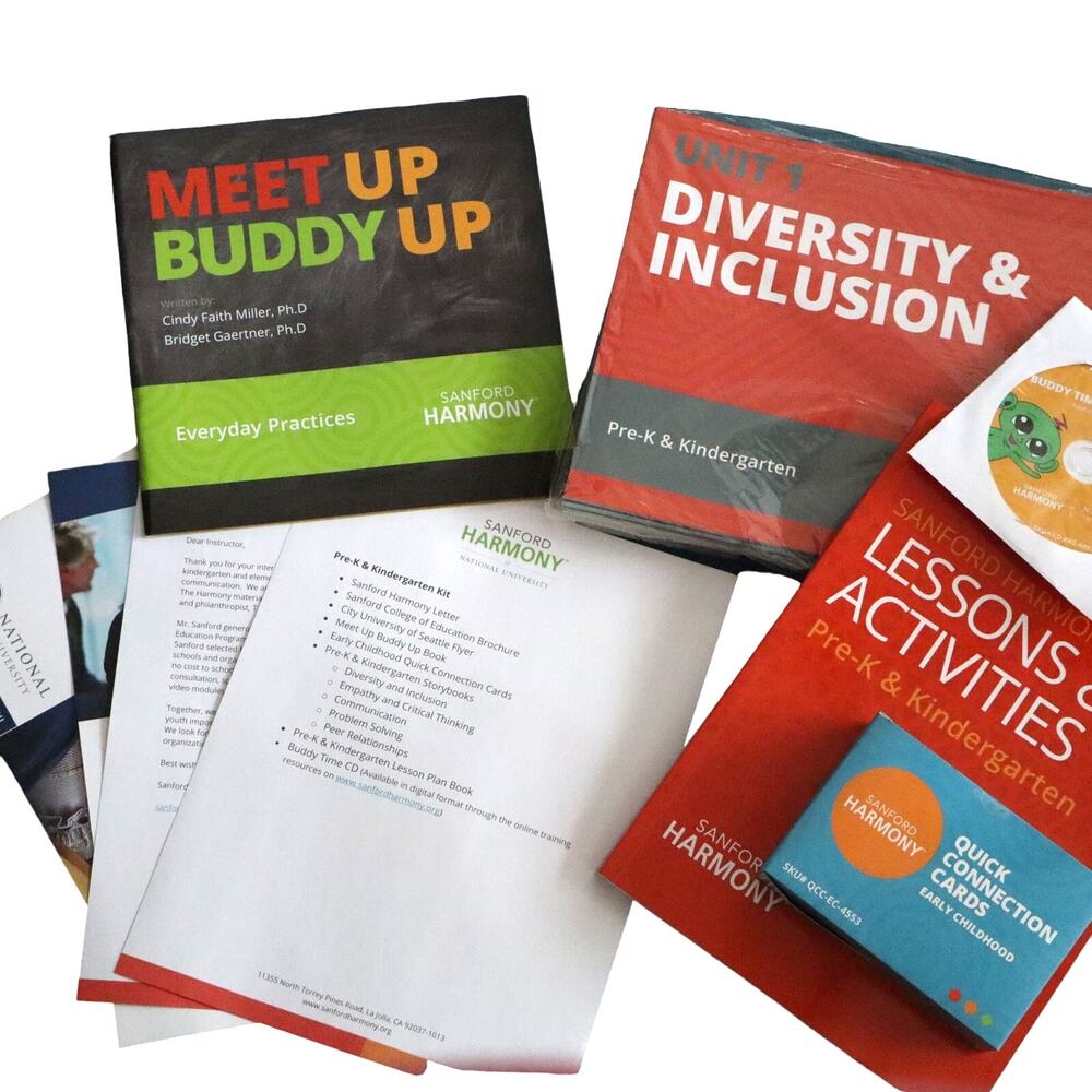 Sanford Harmony Kit Diversity Inclusion Pre K Kindergarten Lesson Homeschool New
